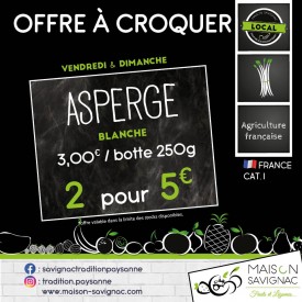 Asperge blanche (2 bottes...