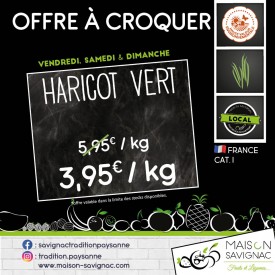 Promo haricot vert (1KG)