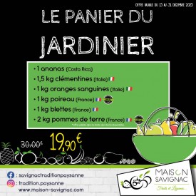 Panier du jardinier décembre