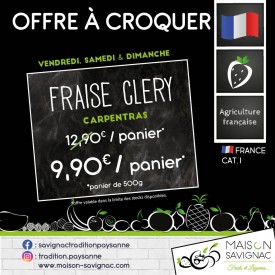 Fraise clery (500 gr)