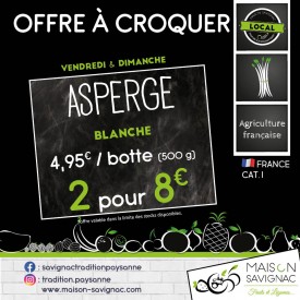 Asperge blanche (2 bottes...