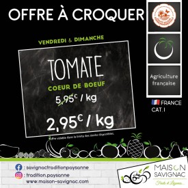 Tomate Cœur de Bœuf (1 kg)